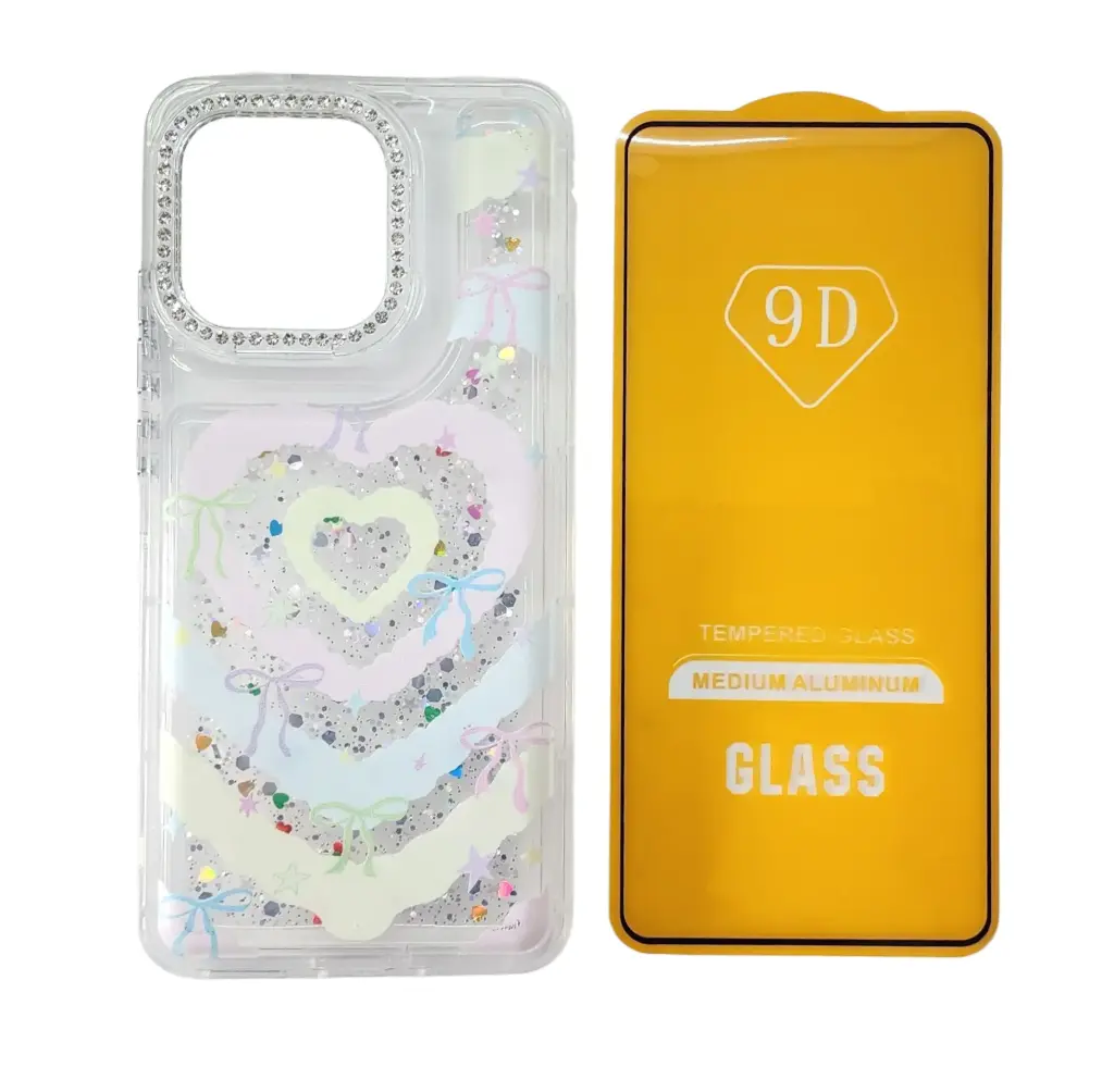 CASE BRILLO DISEÑO (MOTOROLA EDGE 60 / MOTOROLA EDGE 60 FUSION) (CORAZONES)