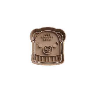 Oso Cabeza Cortador de Galletas