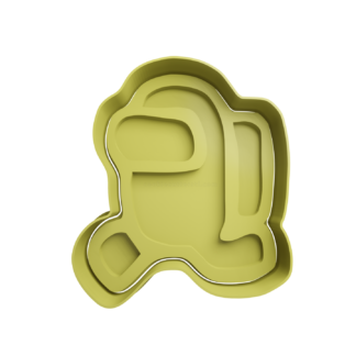 Among Us Corriendo Cortador de Galletas