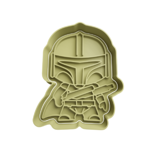 Mandaloriano Cute Cortador de Galletas