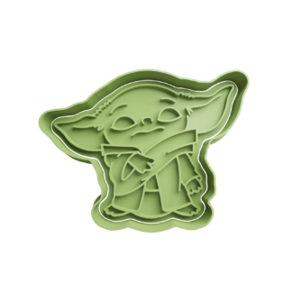 Grogu Cute Cortador de Galletas