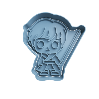 Luke Skywalker Cute Cortador de Galletas