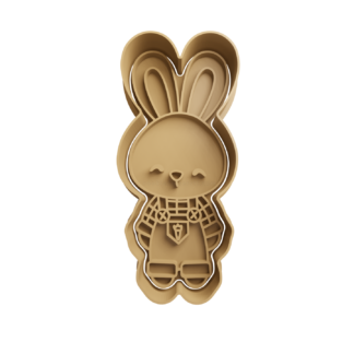 Conejito Granjero Cortador de Galletas