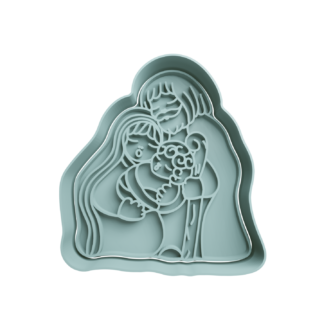 Maria, Jose y el niño Jesus Cortador de Galletas