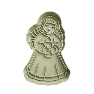Angel con Vela Cortador de Galletas