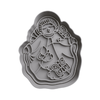 Angel con Mariposa Cortador de Galletas