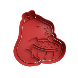 Carpincho con Sandia Cortador de Galletas