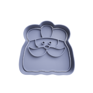 Reyes Magos Baltazar Cabeza Cortador de Galletas