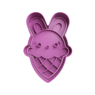 Helado Conejo Cortador de Galletas