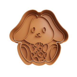 Conejo con Huevo de Pascua Cortador de Galletas