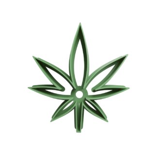 Hoja de Cannabis Cortador de Galletas