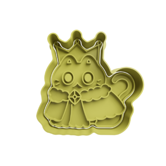 Gato Cute Rey Cortador de Galletas