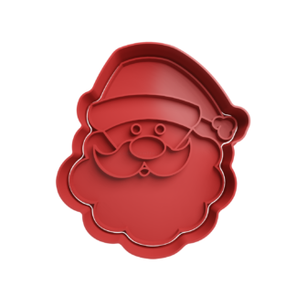 Papa Noel Cabeza Cortador de Galletas