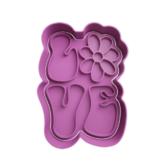 Love Flor Cortador de Galletas
