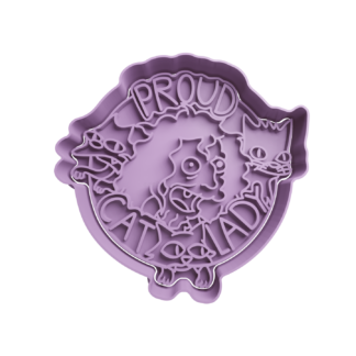 Proud Cat Lady Cortador de Galletas