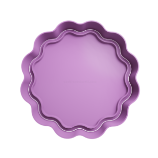 Circulo Ondulado Cortador de Galletas