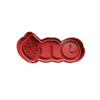 ONE Frutilla Cortador de Galletas