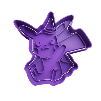 Pikachu Halloween Cortador de Galletas