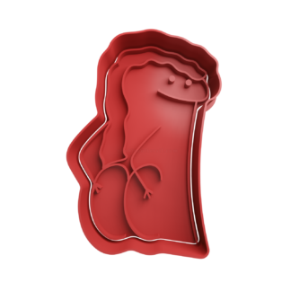 Deformito Agarrandose el Culo Cortador de Galletas