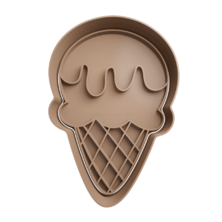 Helado de 1 Bochas Cortador de Galletas