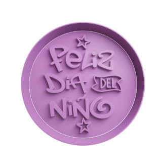 Feliz dia del niño Cortador de Galletas