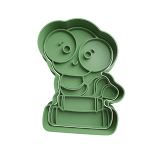 Gusanos Sobre Libros Cortador de Galletas