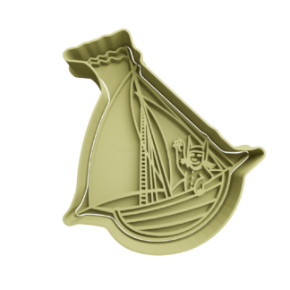 Max en Barco Cortador de Galletas