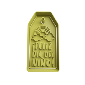 Etiqueta -Feliz dia del niño Cortador de Galletas