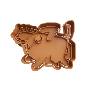 Pochita Cortador de Galletas STL 2 (Cortante STL Gratis)