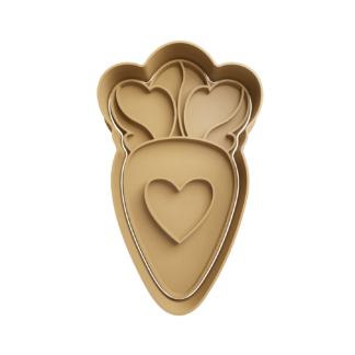 Zanahoria Cortador de Galletas