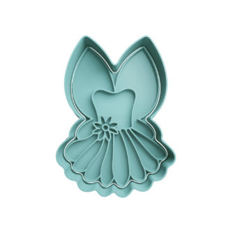 Vestido con Alas Cortador de Galletas