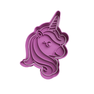 Unicornio Cute Cortador de Galletas