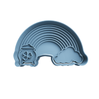 Nube con Arcoiris y Olla Cortador de Galletas