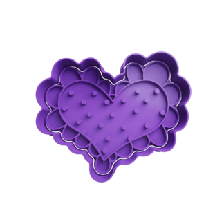 Corazon con Puntos Cortador de Galletas