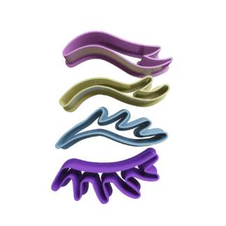 Pestañas de Unicornio Cortador de Galletas