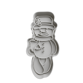 Muñeco de Nieve Cortador de Galletas