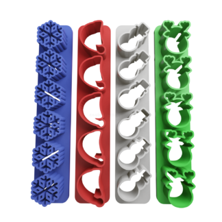 Set Navidad mini Cortadores de Galletas