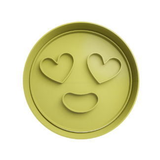 Emoticono Enamorado Cortador de Galletas