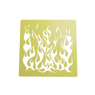 Stencil Fuego STL + Vector