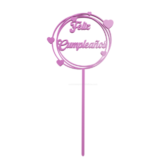 Feliz Cumpleaños Topper Cupcake