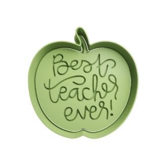 Best Teacher Ever Cortador de Galletas