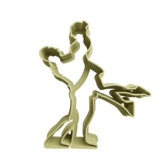 Pareja Silueta Cortador de Galletas