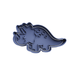 Triceratops dinosaurio Cortador de Galletas