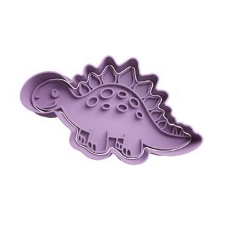 Stegosaurio dinosaurio Cortador de Galletas