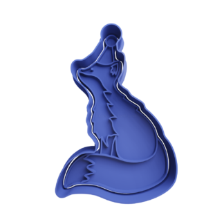 Zorro con Sombrero de Cumpleaños Cortador de Galletas