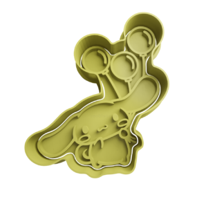 Cinnamoroll con Globos Cortador de Galletas