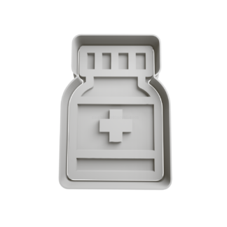 Frasco de Medicina Cortador de Galletas