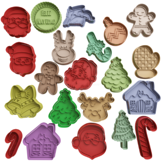 Set Navidad Cortador de Galletas