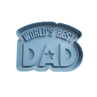 World Best Dad Cortador de Galletas