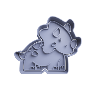 Triceratops Cortador de Galletas